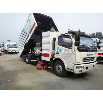 Dongfeng 4x2 รถบรรทุกรถกวาดถนนสำหรับถนนในเมือง